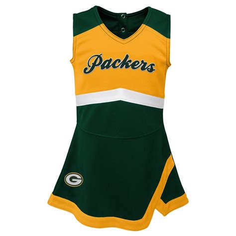 Green Bay Packers Infant Cheerleader Dress – babyfans