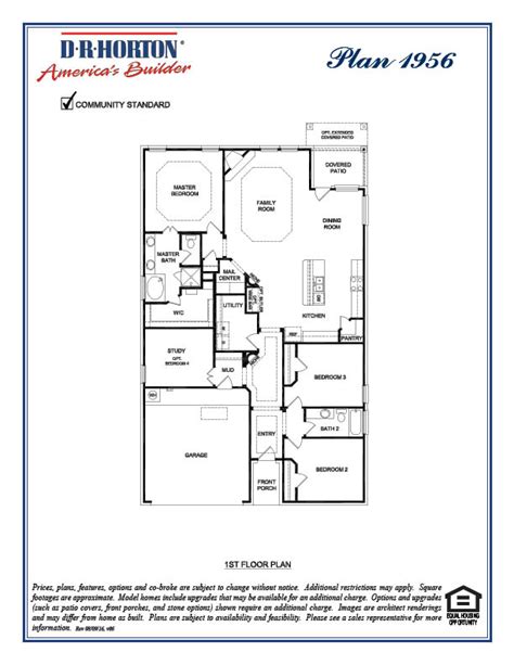 Avery Floor Plan Dr Horton - The Floors