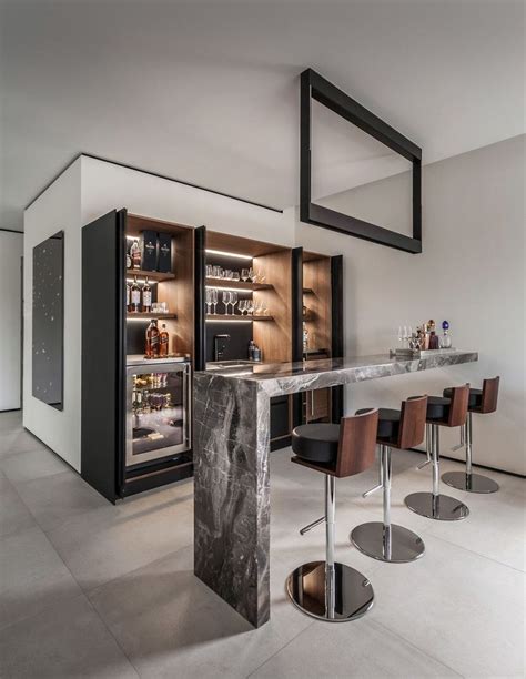 10+ Modern Bar Cabinet Designs For Home