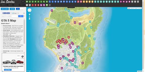 Gta 5 Car Locations Map