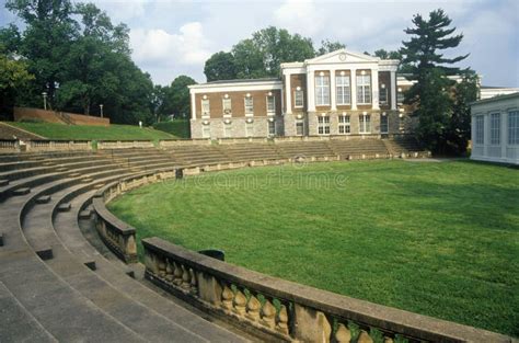 Amphitheatre at University of Virginia, Charlottesville, VA Stock Image ...