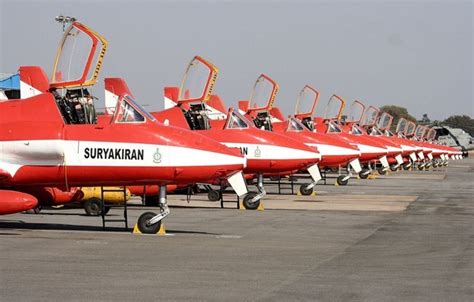 Surya Kiran, Indian Air Force's aerobatics team, in action [photographs] - AA Me, IN