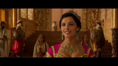 Aladdin (2019) Princess Jasmine Red Dress Scene - YouTube