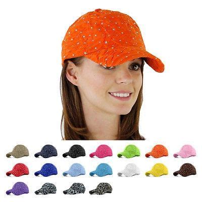 Shine like a star with sequin glitter baseball style cap. This think light weight 100% Polyester ...