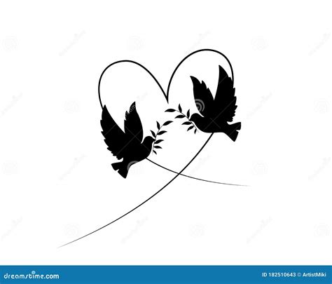 Dove Birds Is In Blue Flamed. Ai Generated Royalty-Free Stock Photography | CartoonDealer.com ...