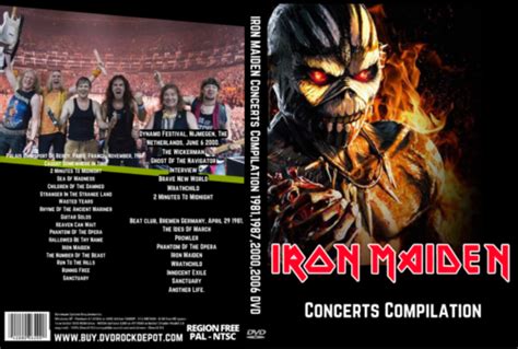 IRON MAIDEN Concerts Compilation 1981,1987,2000,2006 DVD | DVD Rock Depot