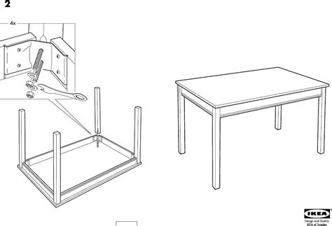 Manual IKEA JOKKMOKK Dining Table