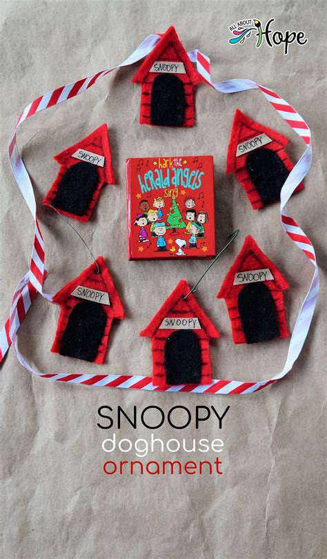 Snoopy Doghouse Ornament — All About Hope