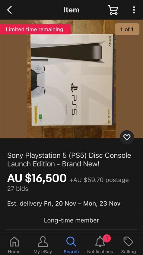 This is what a ps5 is selling for on eBay. : r/PS5