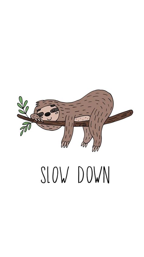 Cute Sloth Wallpapers - Wallpaper Cave