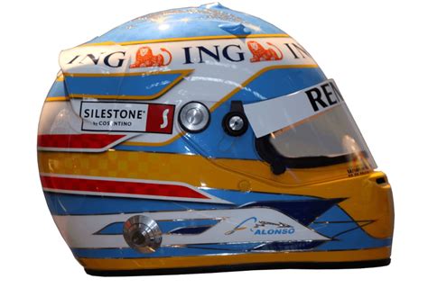 Helmet design of Fernando Alonso (Renault) from 2008 : r/f1helmet