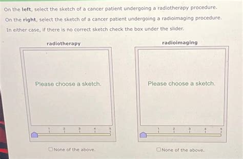 On the left, select the sketch of a cancer patient | Chegg.com