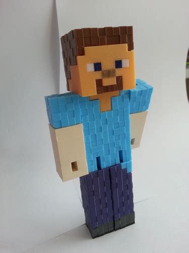 3D Printed Minecraft Steve by coufi2002@seznam.cz | Pinshape