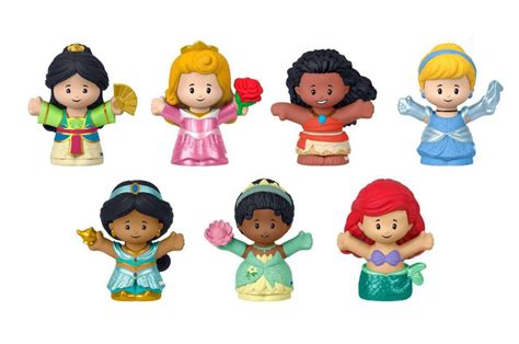 Little People Disney Princess Figures 7pk Toy New with Box - Walmart.com