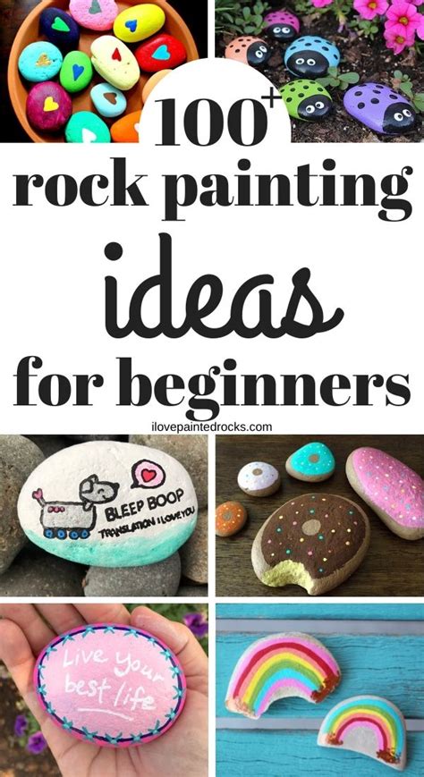 120 Easy Rock Painting Ideas to Inspire You to Start Making Painted Rocks - I Love Painted Rocks