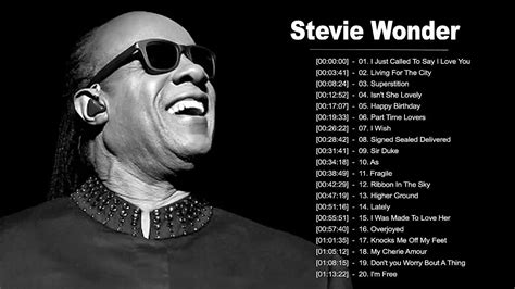 Stevie Wonder Greatest Hits - Best Songs Of Stevie Wonder - Stevie Wonde... | Stevie wonder ...