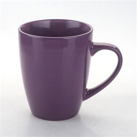 Full Purple Coffee Ceramic Mugs Customized Promotional Mugs Cups White Cups Coffee Mug Cups with ...