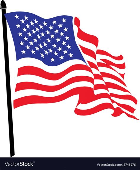 American Flag Silhouette Vector at Vectorified.com | Collection of American Flag Silhouette ...