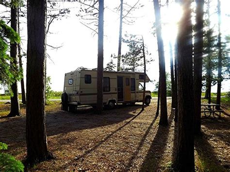 My campsite at Agawa Bay Campground. - Picture of Lake Superior ...