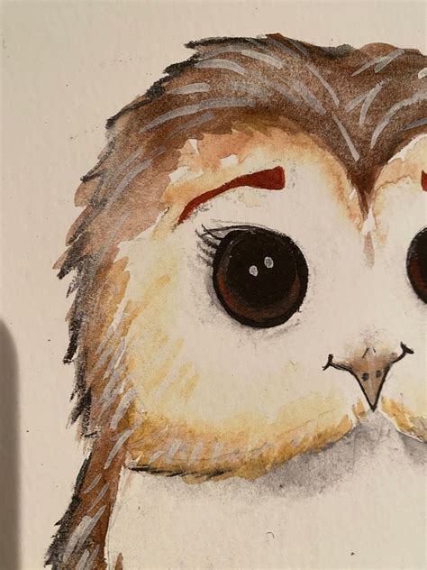 Little Owl Giclee Watercolor Print - Etsy