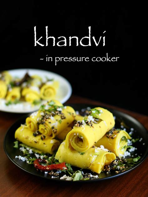 khandvi recipe | how to make gujarati khandvi in pressure cooker