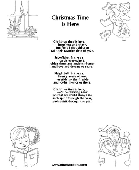 BlueBonkers: Christmas Time is Here, Free Printable Christmas Carol ...