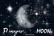 Moon Phases Space background Starry