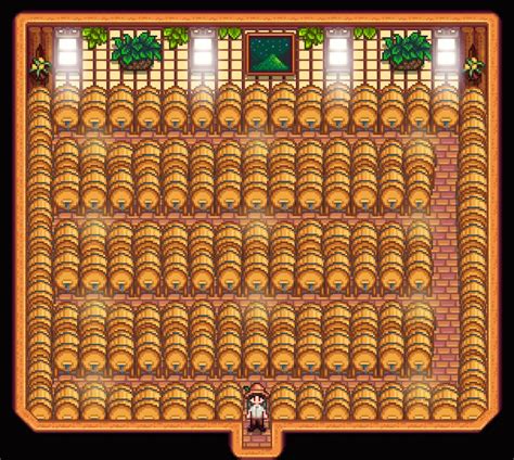 Stardew Valley Keg Shed Layout