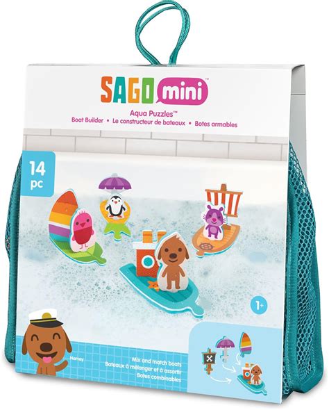 Sago Mini - Aqua Puzzles Boat Builder Bath Toy for Kids: Amazon.com.au: Toys & Games