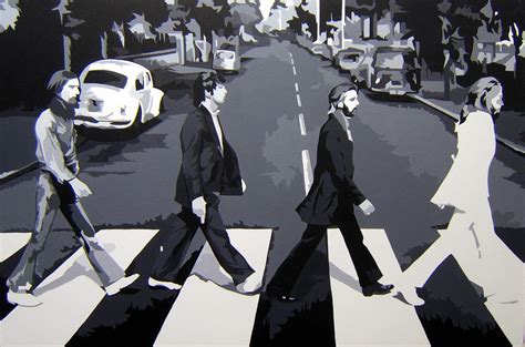 Abbey Road-Commissioned Painting Painting by Michael James Toomy - Pixels