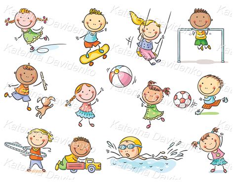 Kids activities clipart