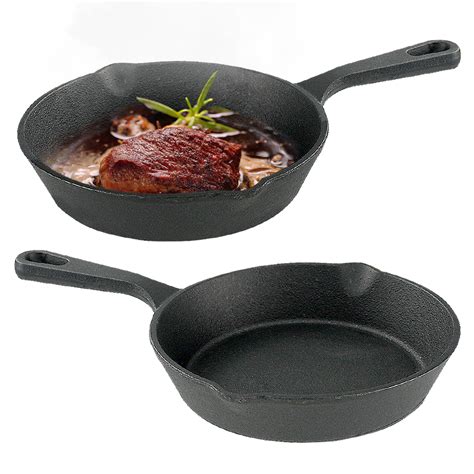 16cm Cast Iron Grill Pan - Oven Proof - Daniel James Products