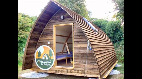 Wigwams on Tehidy Holiday Park in Cornwall in 2020 | Wigwam, Arched cabin, Camping pod