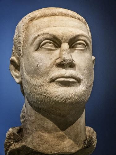 Head of a Togate Statue of the Roman Emperor Diocletian fr… | Flickr