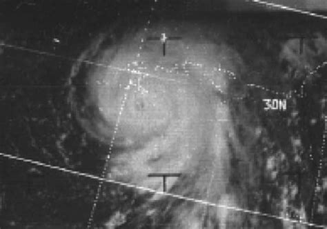 Hurricane Camille on the afternoon of August 17,1969, from the ESSA-9 polar orbiting satellite ...