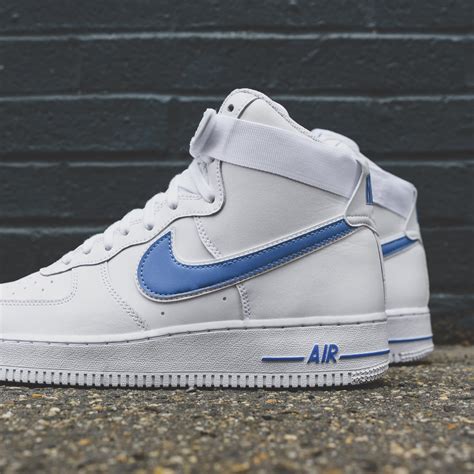 Nike Air Force 1 High in "White/Photo Blue" - EUKICKS