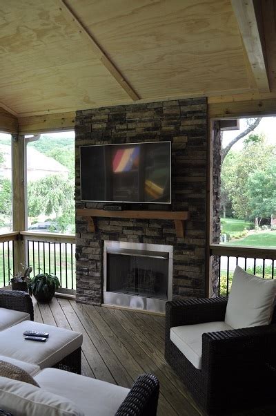 Screen Porch With Fireplace Pictures – I Am Chris