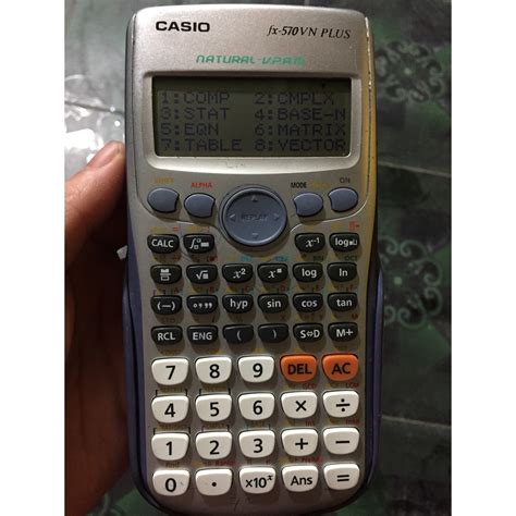 Máy tính CASIO FX 570 ES PLUS CŨ CHÍNH HÃNG CASIO - Handcal.com | Pilo