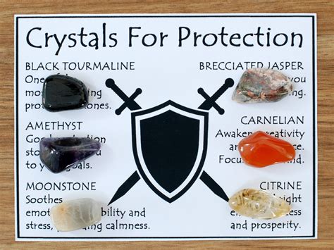 Protection Crystal Set Protection Crystals Set Crystals for - Etsy