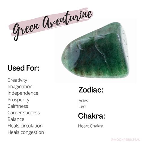 Healing Properties of Green Aventurine – Moon Pebbles