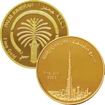 1/10 Ounce Palm Jumeirah Gold Coin | Anjali Jewel Dubai