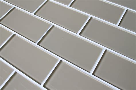 Beach Brown 3x6 Glass Subway Tiles | Rocky Point Tile - Online Glass Tile and Glass Mosaic Tile ...