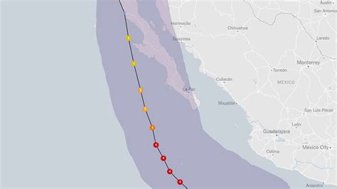 Post-tropical Storm Hilary Maps: Tracking Storm’s Path and Rainfall ...