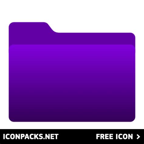 Free Purple Mac Folder SVG, PNG Icon, Symbol. Download Image.