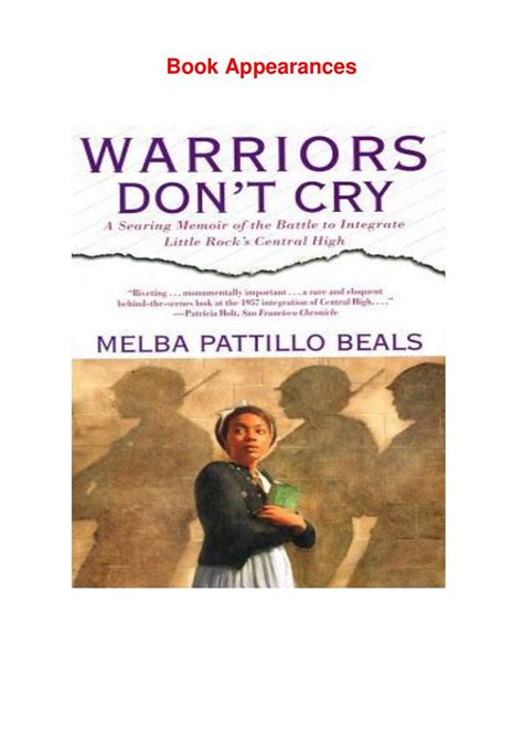 Free files ebooks Warriors Don't Cry (Unabridged) By Melba Pattillo Beals free ebooks epub ...