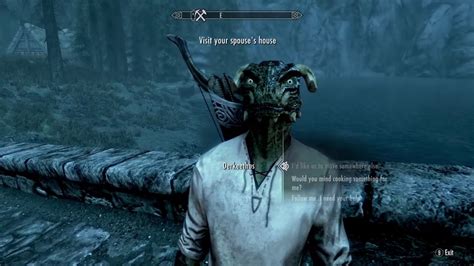 The Elder Scrolls V: Skyrim | Relationships | Derkeethus | Never Marry this Argonian - YouTube