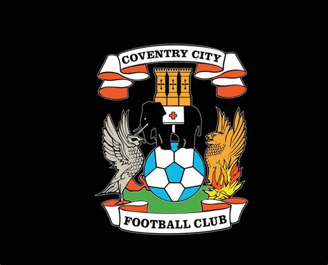 Coventry City Club Symbol Logo Premier League Football Abstract Design ...