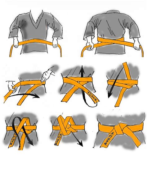 How to tie your belt