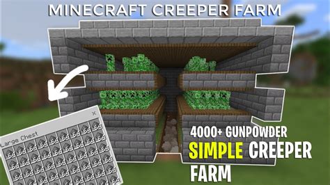 Mega Creeper Farm Tutorial For Minecraft Bedrock Xbox Win | My XXX Hot Girl