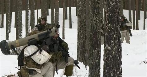 NATO troops conduct military exercises near Russia - CBS News